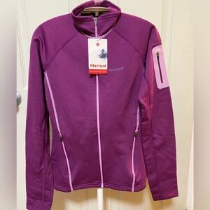 Marmot Women's Stretch Fleece Jacket XS Grape/Teaberry